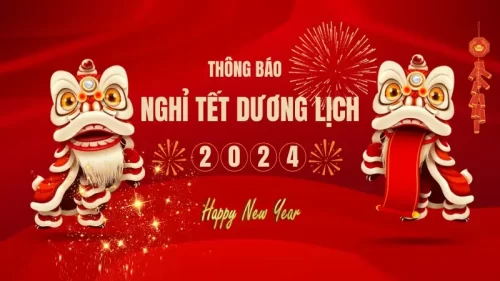 lịch nghỉ tết dương 2024