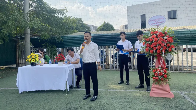 sếp Cường phát biểu