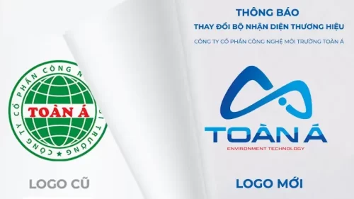 thay đổi logo mới